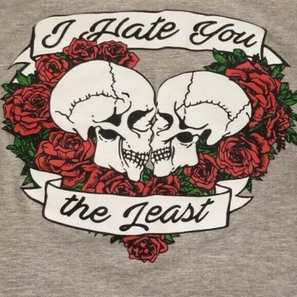 West Forty Nine Mid Sleeve Gray shirt Sz M Quote - Picture 2 of 4